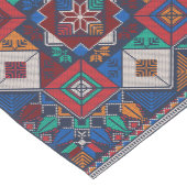 Traditioneel Palestina Borduurwerk tatreez kleurri Medium Tafelloper (Hoek)