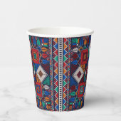 Traditioneel Palestina Borduurwerk tatreez kleurri Papieren Bekers (Links)