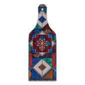 Traditioneel Palestina Borduurwerk tatreez kleurri Snijplank (Voorkant)