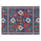 Traditioneel Palestina Borduurwerk tatreez kleurri Tafelkleed (Voorkant (Horizontaal))