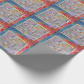 Traditioneel Patchwork Geometrisch Cadeaupapier (Hoek)