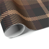 Traditioneel patroon met Tartartan Cadeaupapier (Rol Hoek)