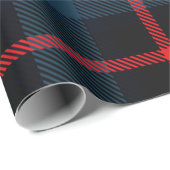 Traditioneel patroon met Tartartan Cadeaupapier (Rol Hoek)