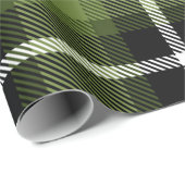 Traditioneel patroon met Tartartan Cadeaupapier (Rol Hoek)
