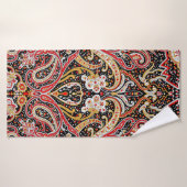 traditioneel patroon van de indiase paisley badhanddoek (Badhanddoek)