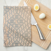 Traditioneel patroonontwerp voor noordse pastel theedoek (Quarter Fold)