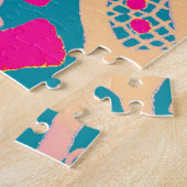 Traditioneel, Peruaanse lappendeken, tegel Legpuzzel (Zijkant)