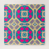 Traditioneel, Peruaanse lappendeken, tegel Legpuzzel (Horizontaal)