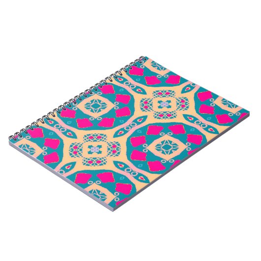 Traditioneel, Peruaanse lappendeken, tegel Notitieboek (Linkerzijde)