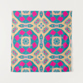 Traditioneel, Peruaanse lappendeken, tegel Wandkleed (Voorkant)