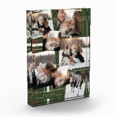 Traditioneel Plaid Gezellig Groen Kerstcadeau 8 Fotoblokken (Links)