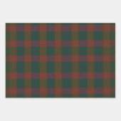 Traditioneel Plaid/Tartan vakantieverpakkingspapie Inpakpapier Vel (Voorkant 2)