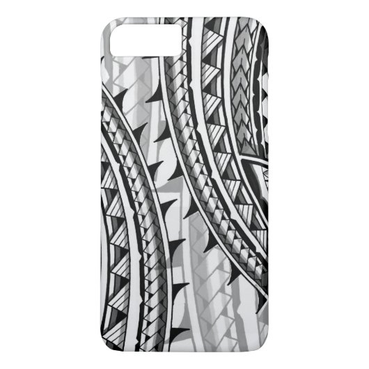 Traditioneel polynesiaans stamontwerp/tattoo Case-Mate iPhone case (Achterkant)
