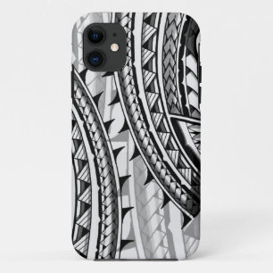 Traditioneel polynesiaans stamontwerp/tattoo Case-Mate iPhone case