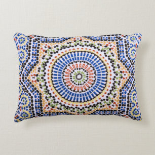 Traditioneel Portugees Azulejo Tegel Pattern Accent Kussen