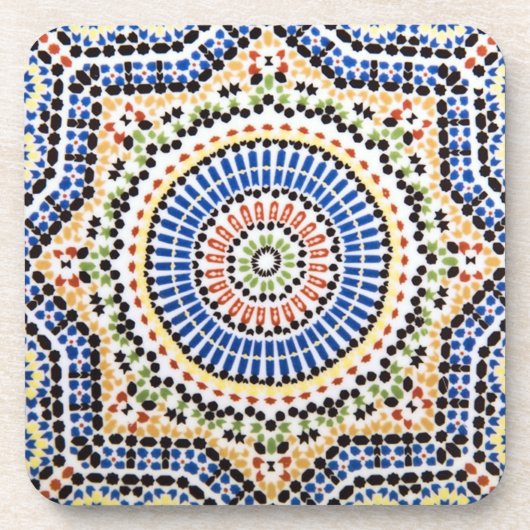 Traditioneel Portugees Azulejo Tile Pattern Drankjes Onderzetter (Voorkant)