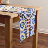 Traditioneel Portugees Azulejo Tile Pattern Korte Tafelloper (Voorbeeld)