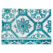 Traditioneel Portugees blauw tegelmodel Groot Cadeauzakje (Achterkant)