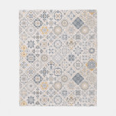 Traditioneel Portugees en Spaans Boho ornament Fleece Deken (Voorkant)