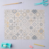 Traditioneel Portugees en Spaans Boho ornament Tissuepapier (Craft)