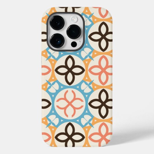 Traditioneel Portugees Spaans Marokkaans mozaïek Case-Mate iPhone Case (Achterkant)