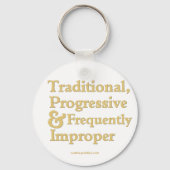 Traditioneel, progressief ... sleutelhanger (Voorkant)