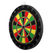 Traditioneel Rasta-dartboard Dartbord (Voorkant Rechts)