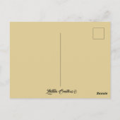 Traditioneel recept voor pecanpastaart op vakantie briefkaart (Achterkant)