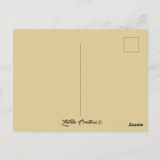 Traditioneel recept voor pecanpastaart op vakantie briefkaart (Achterkant)