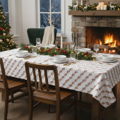 Traditioneel Robin Kerst Eettafel Decor Tafelkleed