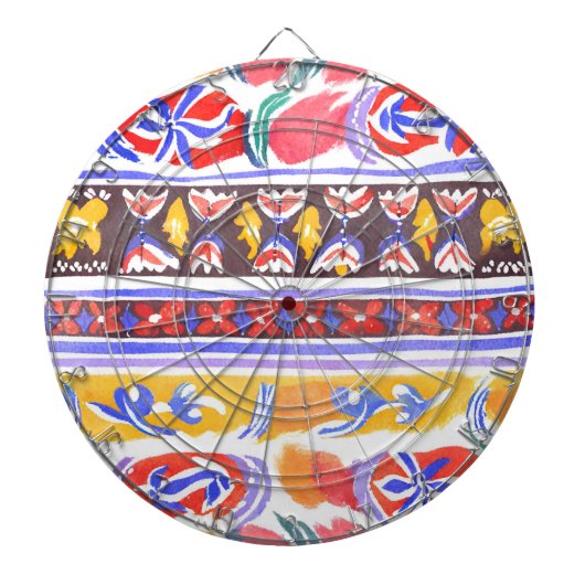 traditioneel Roemeens decor Dartbord (Voorkant)