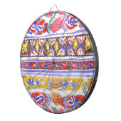 traditioneel Roemeens decor Dartbord (Voorkant Rechts)