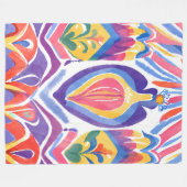traditioneel Roemeens decor Fleece Deken (Voorkant (Horizontaal))