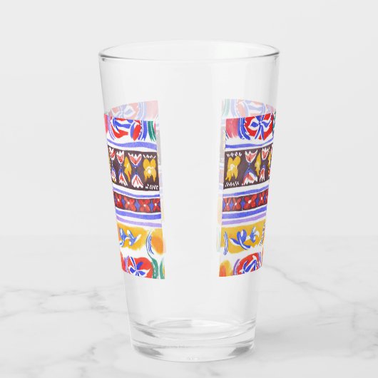 traditioneel Roemeens decor Glas (Links)