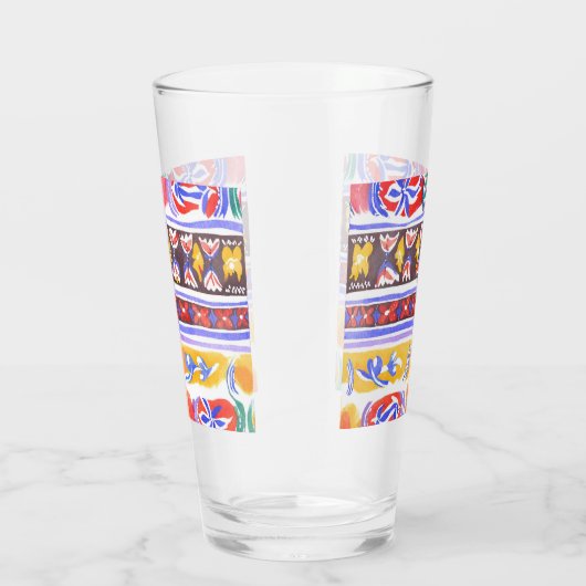 traditioneel Roemeens decor Glas (Rechts)