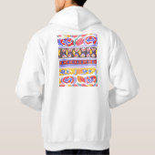 traditioneel Roemeens decor Hoodie (Achterkant)
