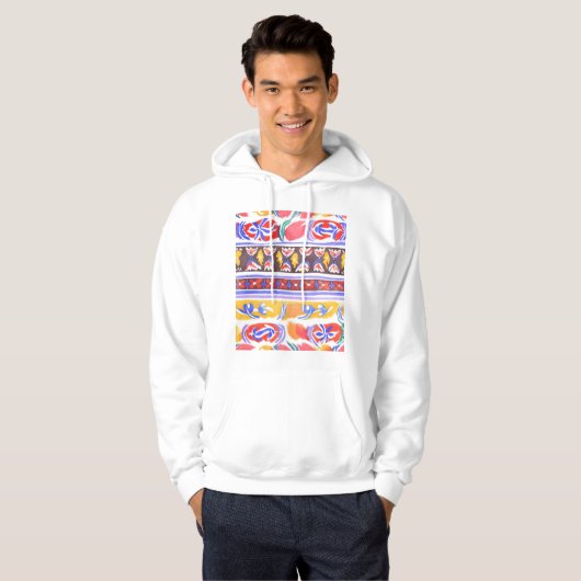 traditioneel Roemeens decor Hoodie (Voorkant volledig)