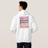 traditioneel Roemeens decor Hoodie (Achterkant volledig)