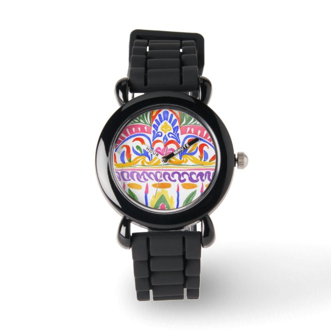 traditioneel Roemeens decor Horloge (Voorkant)