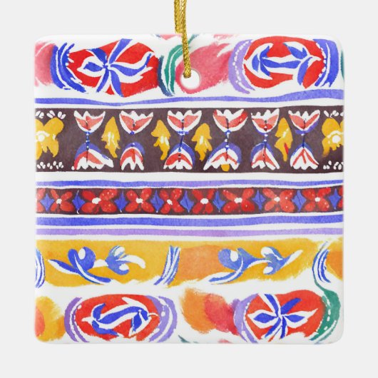 traditioneel Roemeens decor Keramisch Ornament (Voorkant)