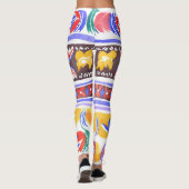 traditioneel Roemeens decor Leggings (Achterkant)