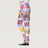 traditioneel Roemeens decor Leggings (Links)