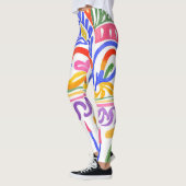 traditioneel Roemeens decor Leggings (Links)