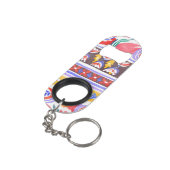 traditioneel Roemeens decor Mini Flessenopener (Achterkant Gekanteld)