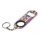 traditioneel Roemeens decor Mini Flessenopener (Voorkant Gekanteld)