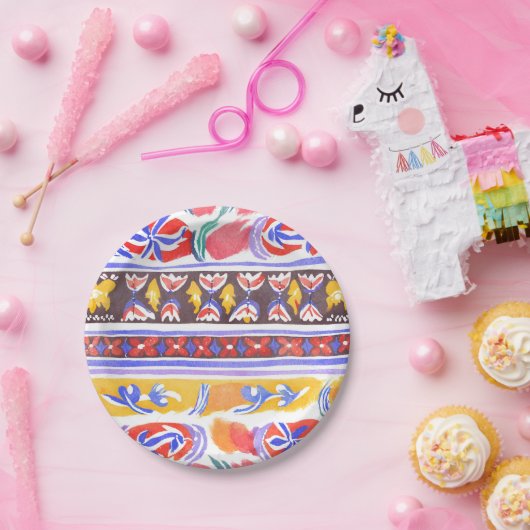 traditioneel Roemeens decor Papieren Bordje (Feest)