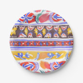 traditioneel Roemeens decor Papieren Bordje (Voorkant)