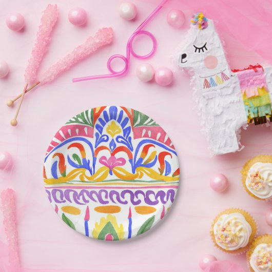 traditioneel Roemeens decor Papieren Bordje (Feest)