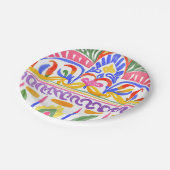 traditioneel Roemeens decor Papieren Bordje (Gekanteld)