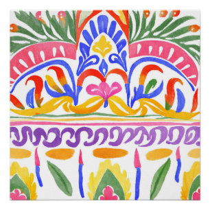 traditioneel Roemeens decor Perfect Poster